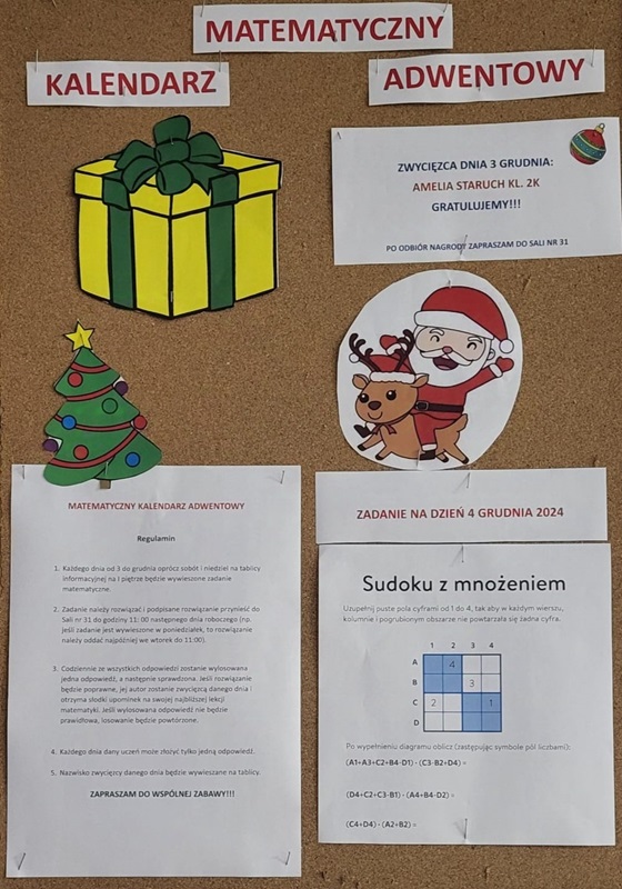 matematyczny kalendarz